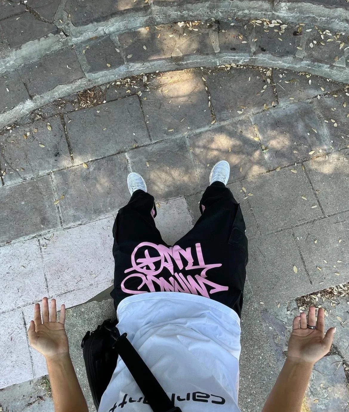 Description Picture 3 of itemDEEPTOWN Vintage Cargo Pants Women Y2K Streetwear Harajuku Fashion Trousers Male Baggy Sweatpants Printed Hip Hop Pocket Korean