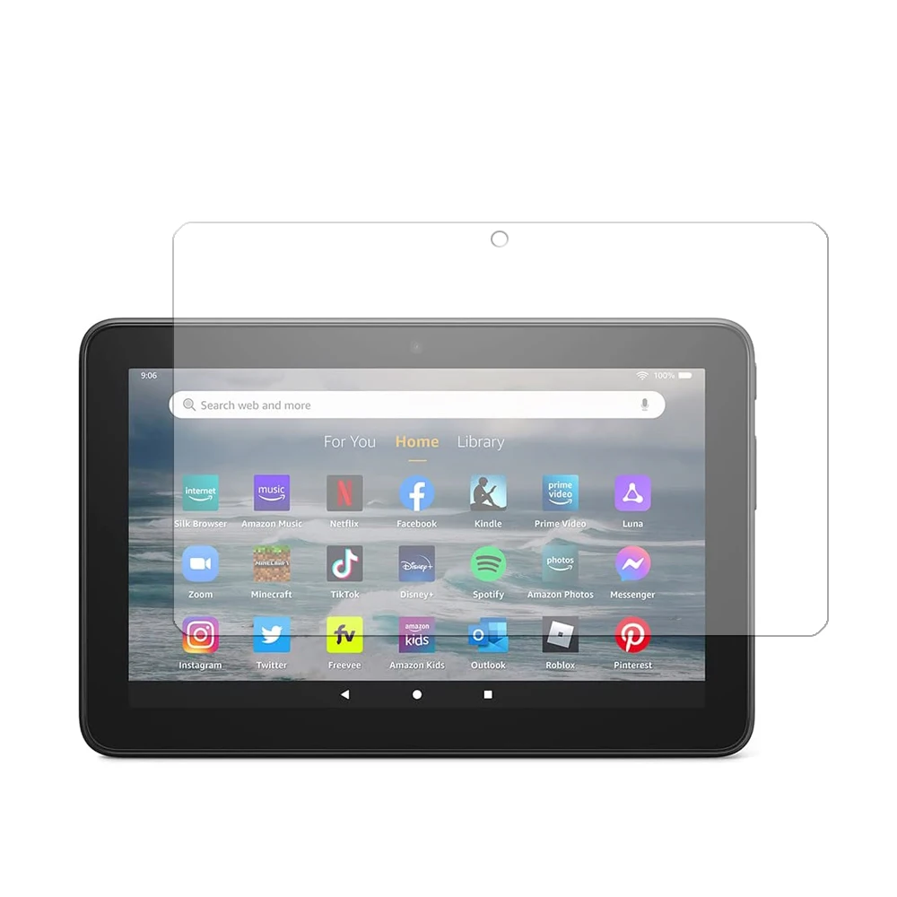 Description Picture 3 of itemfor All new Fire 7 2022 release 12th generation 7'' Tempered glass screen protector tablet protective film