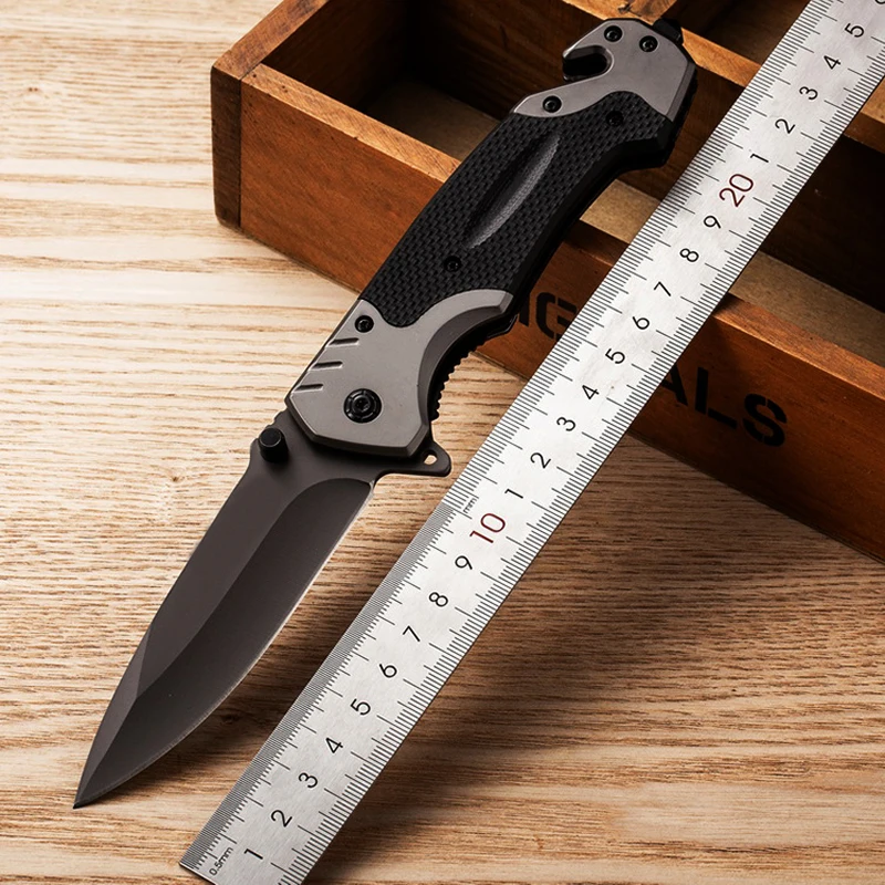 Description Picture 4 of item9.0'' Folding Knife Multi High Hardness 8CR13 Pocket Military Knives Good for Hunting Camping Survival Outdoor Everyday Carry