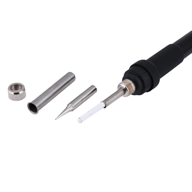 858 Hot Air Gun BGA Rework Solder Hot Air Blower Heat Gun Handle +  Electric Soldering Solder Iron Station Handle For HAKKO 936