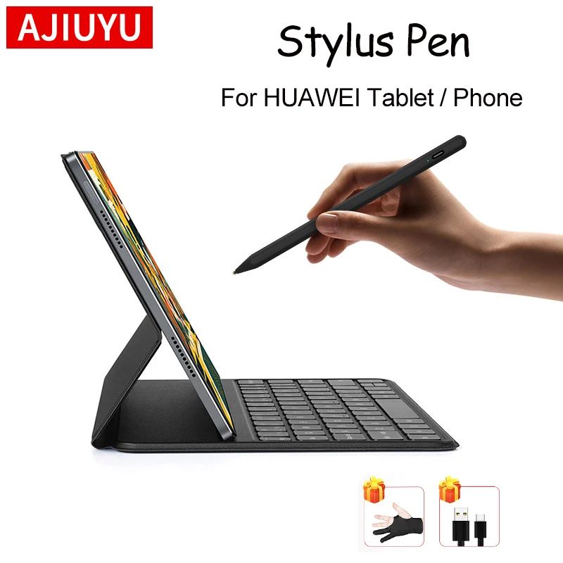 AJIUYYU Universal stylus Pen Rechargeable For HUAWEI MateBook E Tablet Pen Honor Pad 8 V7 V8 Pro X8 Screen Touch Drawing Pencil