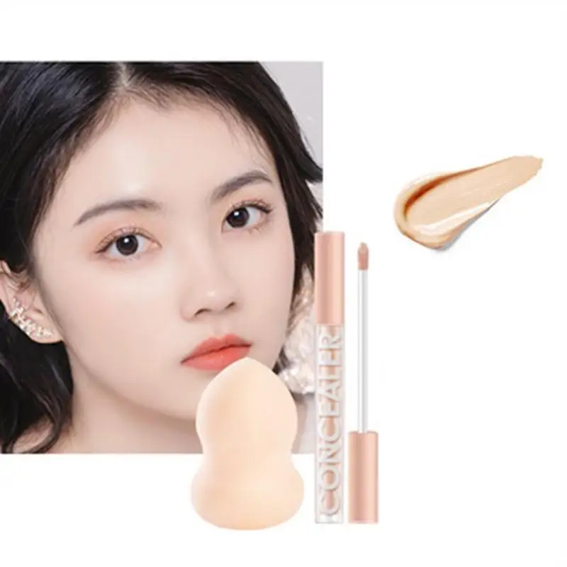 Description Picture 3 of itemCover Dark Circles  Acne  Eyes Face Concealer Liquid  Natural Make Up Effect Anti Cernes Base Foundation Cream Makeup Cosmetics