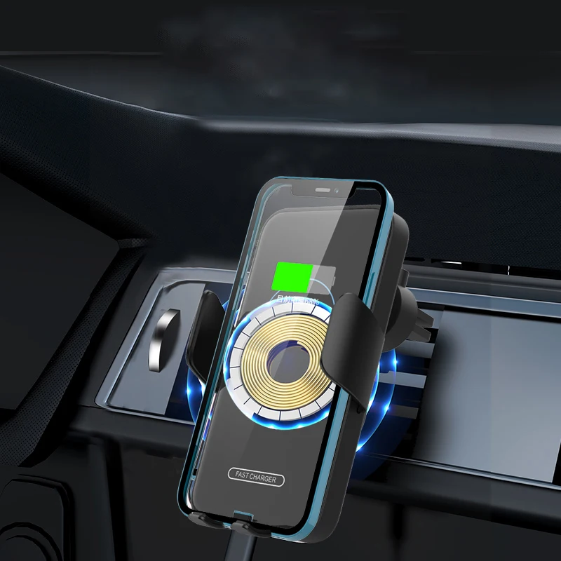 Description Picture 6 of item100W Qi Wireless Car Charger Car Phone Holder Stand for Samsung Galaxy Z Flip 4 3 2 S22 S21 iPhone15 14 13 Fast Charging Station