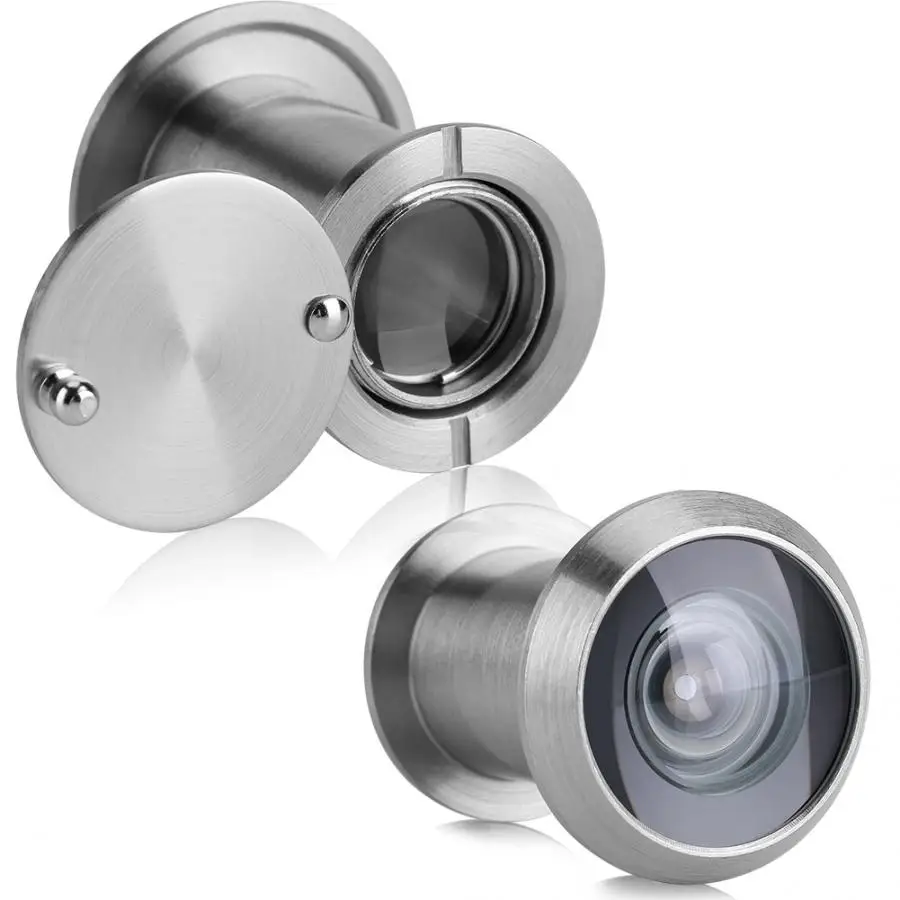Description Picture 6 of itemDoor Scope Viewer Lens Door Cat Eye 22mm 220 Degree Wide Angle Home Security Optical Glass Anti-Theft 35~60mm Thick