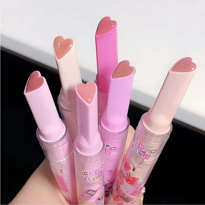 Jelly Lip Glaze Mirror Water Lipstick Pen Moisturizing Lip Plumper Long-lasting Non-stick Cup Waterproof Lips Makeup Cosmetics