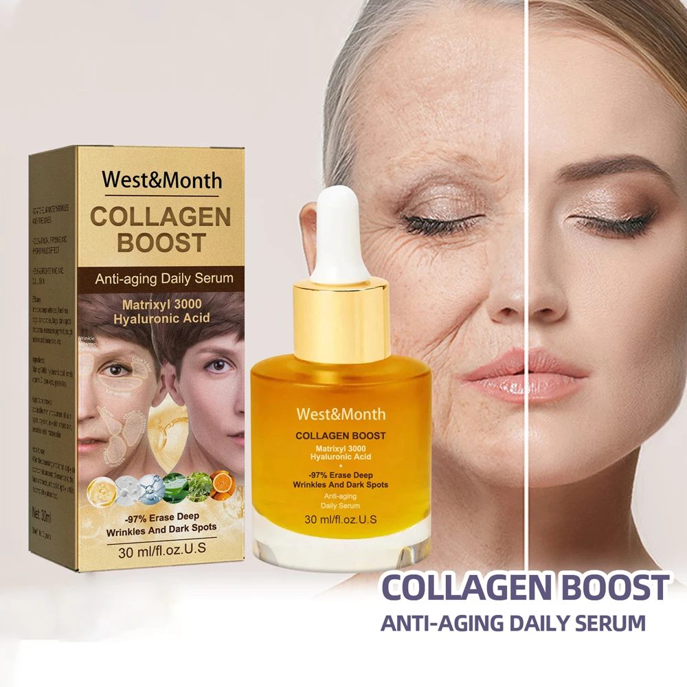 Description Picture 2 of itemCollagen Anti Wrinkle Serum Boost Matrixyl 3000 -97% Erase Deep Wrinkles And Dark Spots Whitening Advanced Anti Aging Skin Care