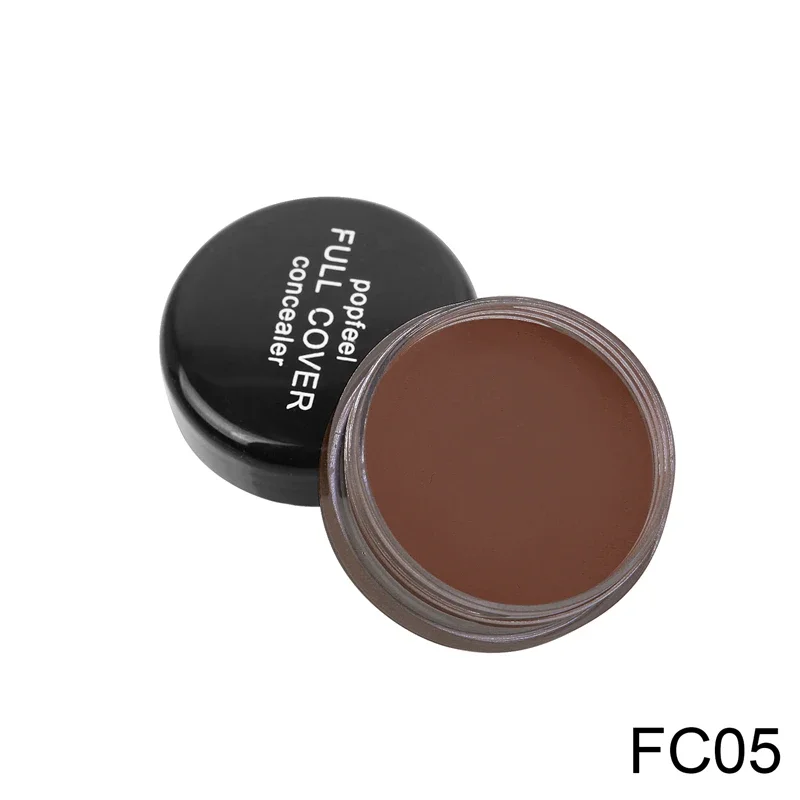 5 Colors Concealer Foundation Cream Waterproof Lasting Full Coverage Dark Circles Acne Marks Cover Spots Moisturize Face Makeup