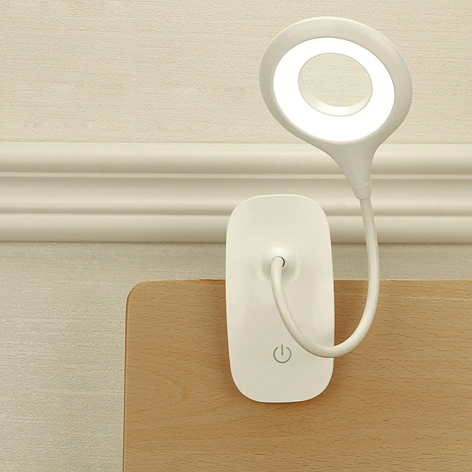 Description Picture 5 of itemNew Reading Light With Clip USB Rechargeable 20 LEDs Flexible Clamp Desk Lamps for Bed Headboard Studying Eye Protection Lamp