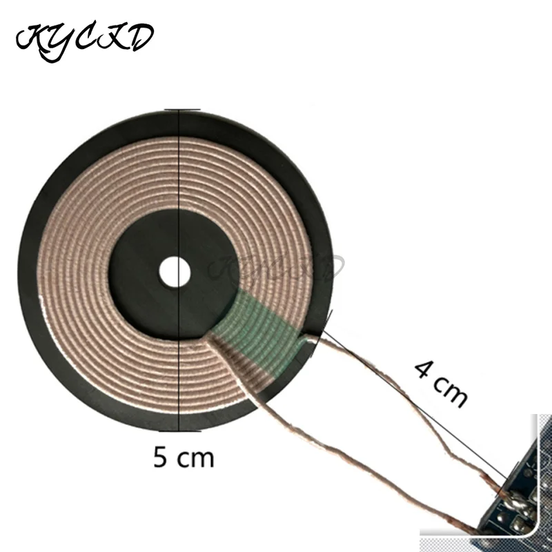 Description Picture 5 of itemUniversal Wireless Charger Transmitter PCB DC 5V Micro USB Qi Standard Coil Copper Circuit Board Battery Charging For Samsung