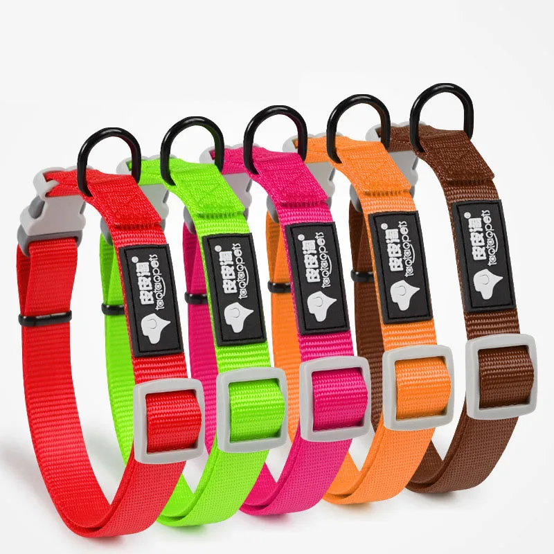 Pet collar with tracks Colorful Dog Puppy Cat Accessories Kitten collar Adjustable safety necklace for pets