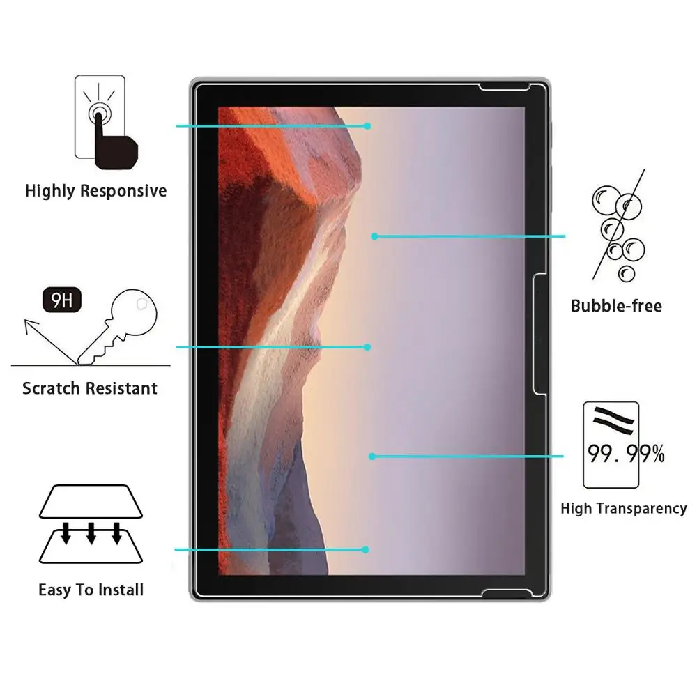 Description Picture 3 of itemTempered Glass Screen Protector For Microsoft Surface Pro 8 Tablet Protective Film for Microsoft Surface Pro 8 13 inches