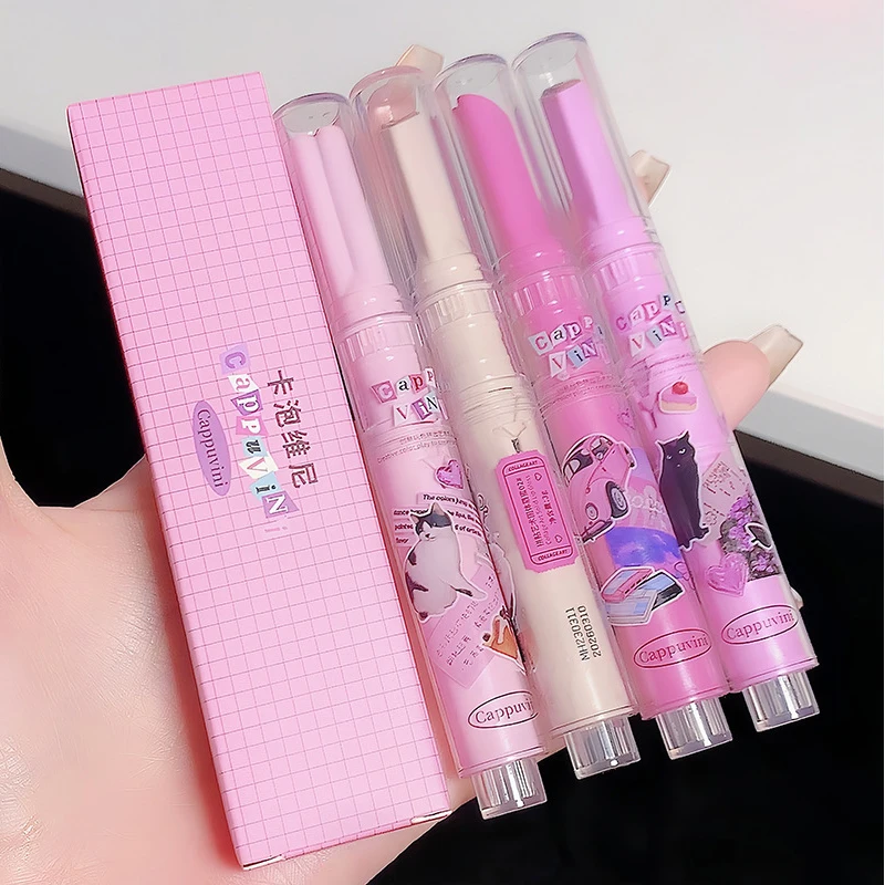 Jelly Lip Glaze Mirror Water Lipstick Pen Moisturizing Lip Plumper Long-lasting Non-stick Cup Waterproof Lips Makeup Cosmetics