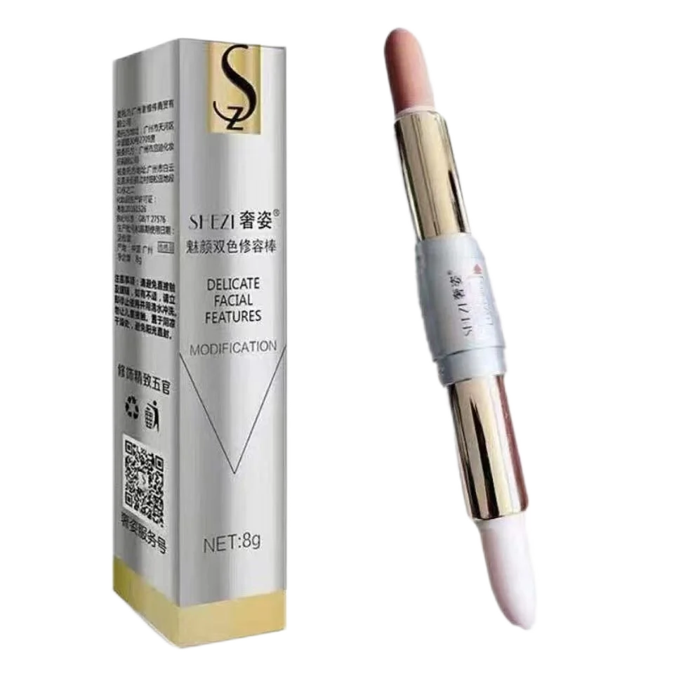 Description Picture 4 of itemShezi Double-end Face Highlight Charming Face Oil-control Concealer Pencil Facial Highlight Corrector Repair Stick Pen Cosmetics