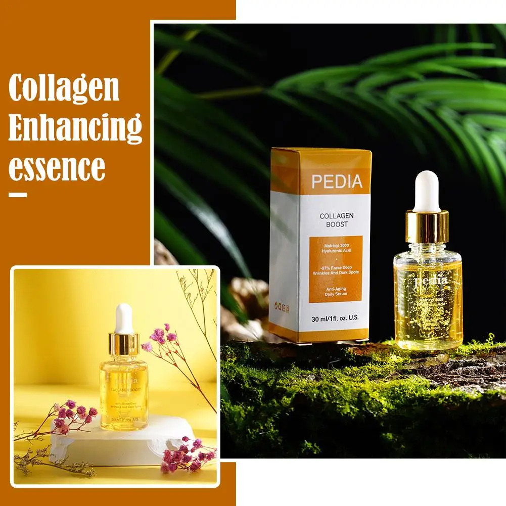 Description Picture 6 of item30ml Advanced Collagen Boost Anti Aging Serum Collagen Face Cream Anti-wrinkle Wrinkle Skin Women Care Face Serum Drop Shipping