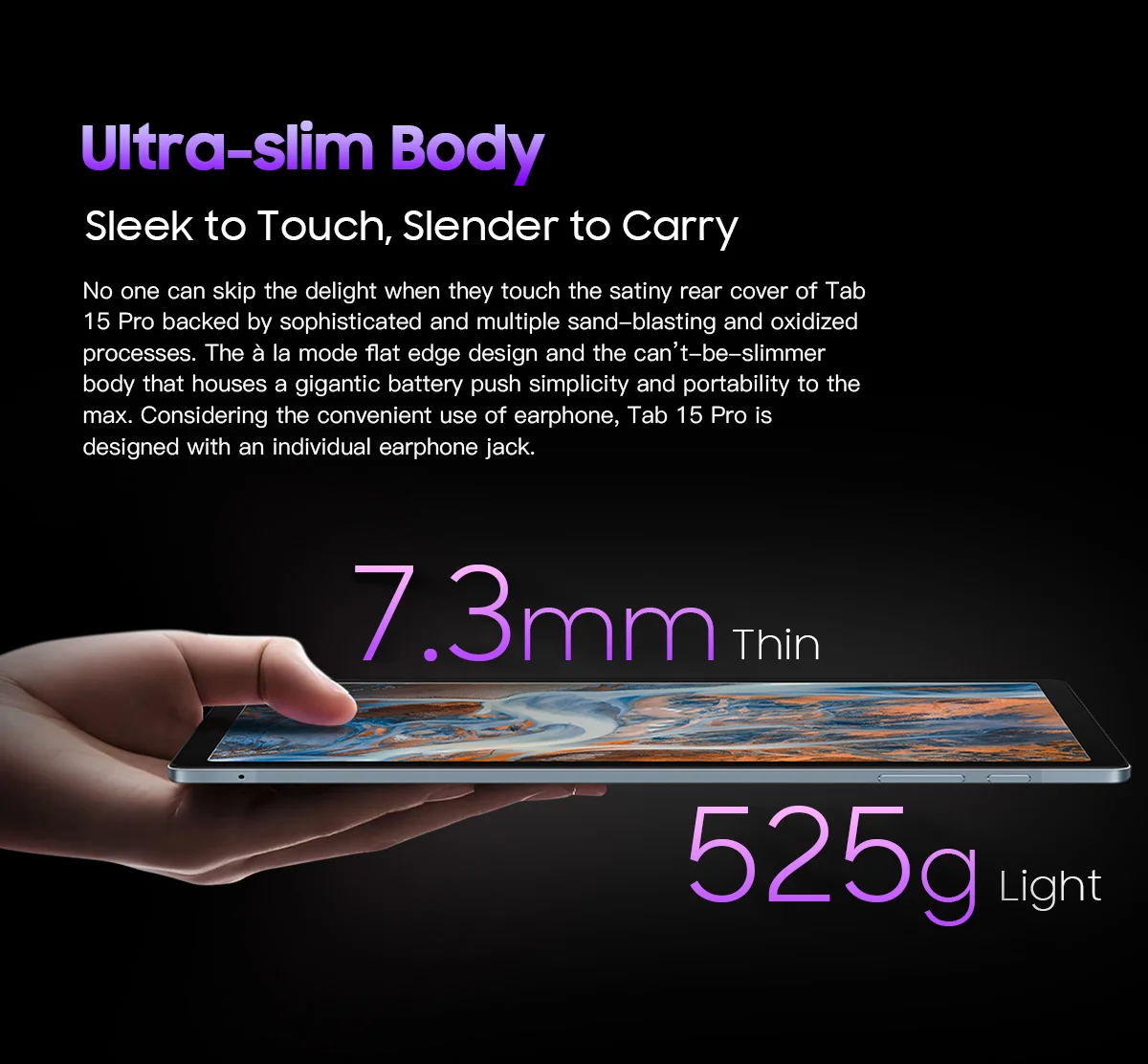 Description Picture 5 of itemBlackview Tab 15 Pro Fast Charging Tablet,Android 12, 8GB + 256GB,8280mAh, 10.5 ''FHD + Display Pad, 13MP+8MP Camera, Dual 4G PC