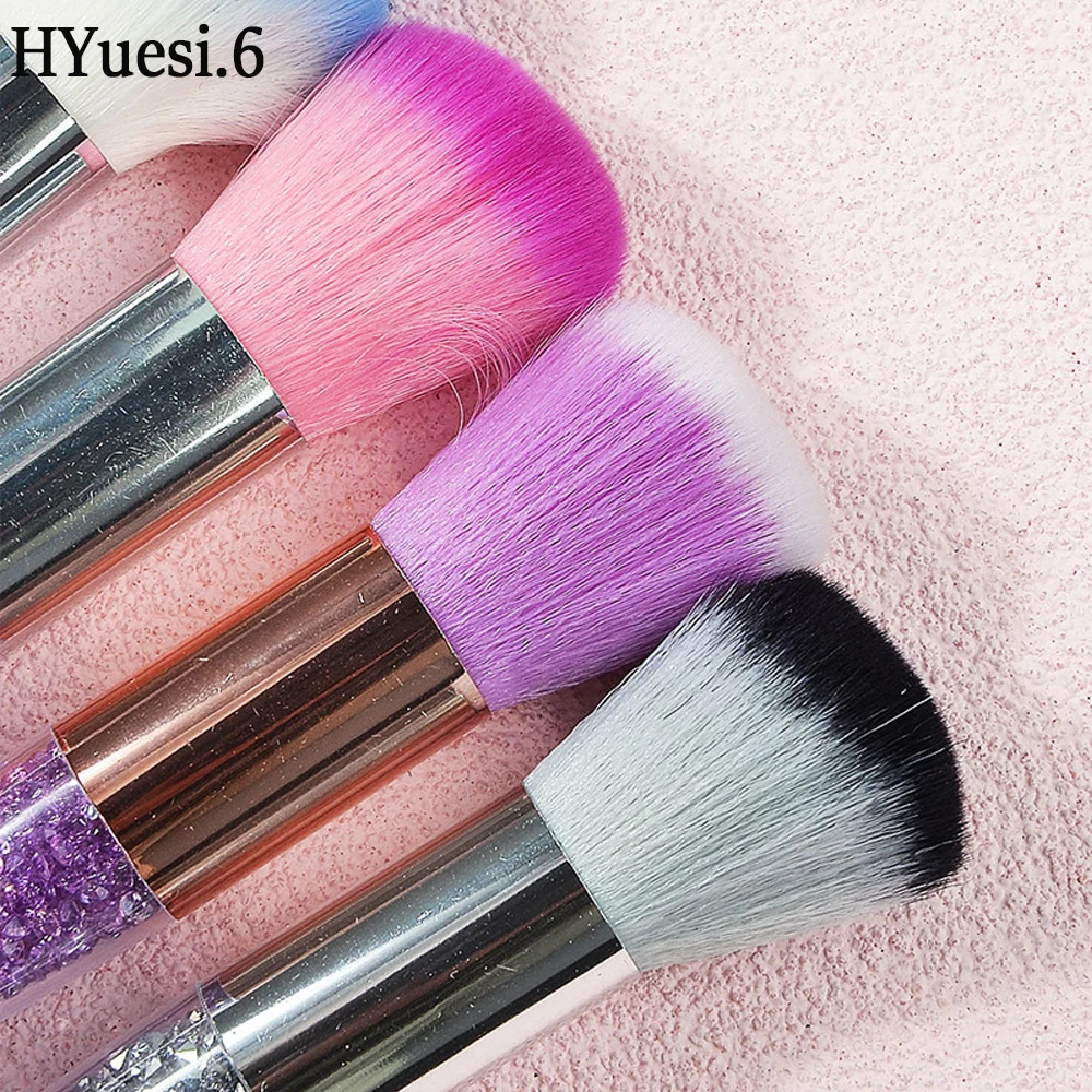 Description Picture 6 of itemProfessional Nail Art Brush Acrylic Remove Dust UV Gel Polish Powder Cleaning Brushes Tool With Acrylic Crystal Handle