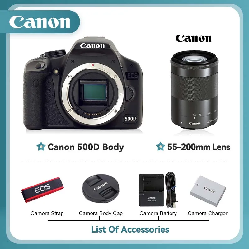 500D Add 55-200mm