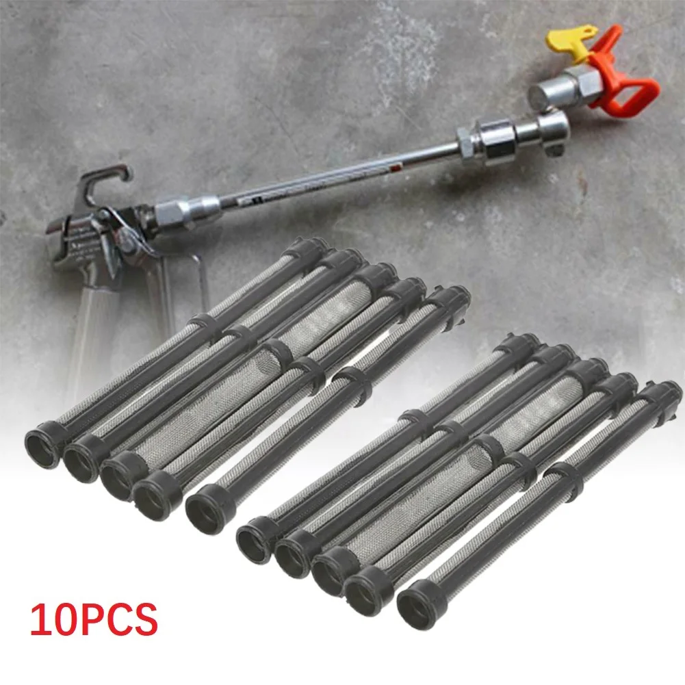 Airless Sprayer Part High Quality 60 Mesh Airless Spray Pump Filter Grid Pack Of 10 Fits For 390/395/495/595 Sprayer