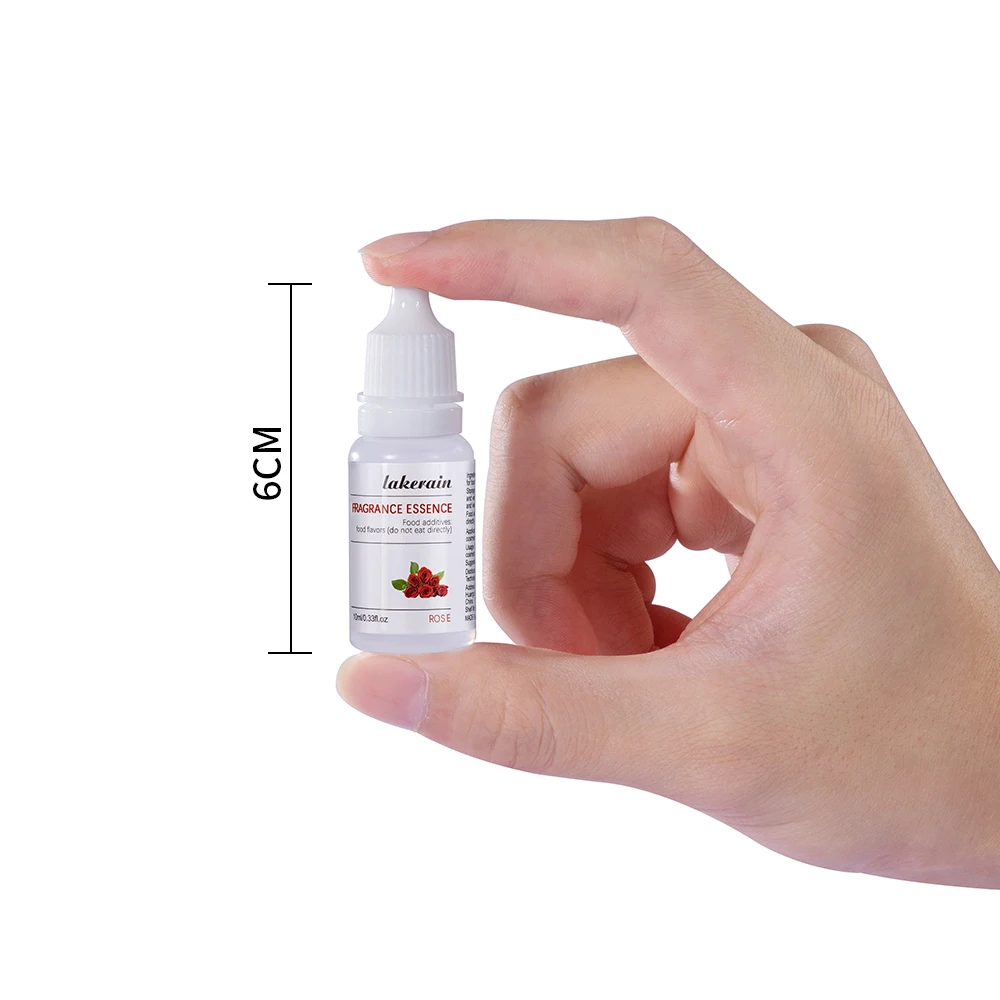 12pcs/box 10ml Vegan Natural Flavoring Oil Scents Essence Oil Drops Liquid Pigment Dyeing Color for Lip Gloss Diy Use