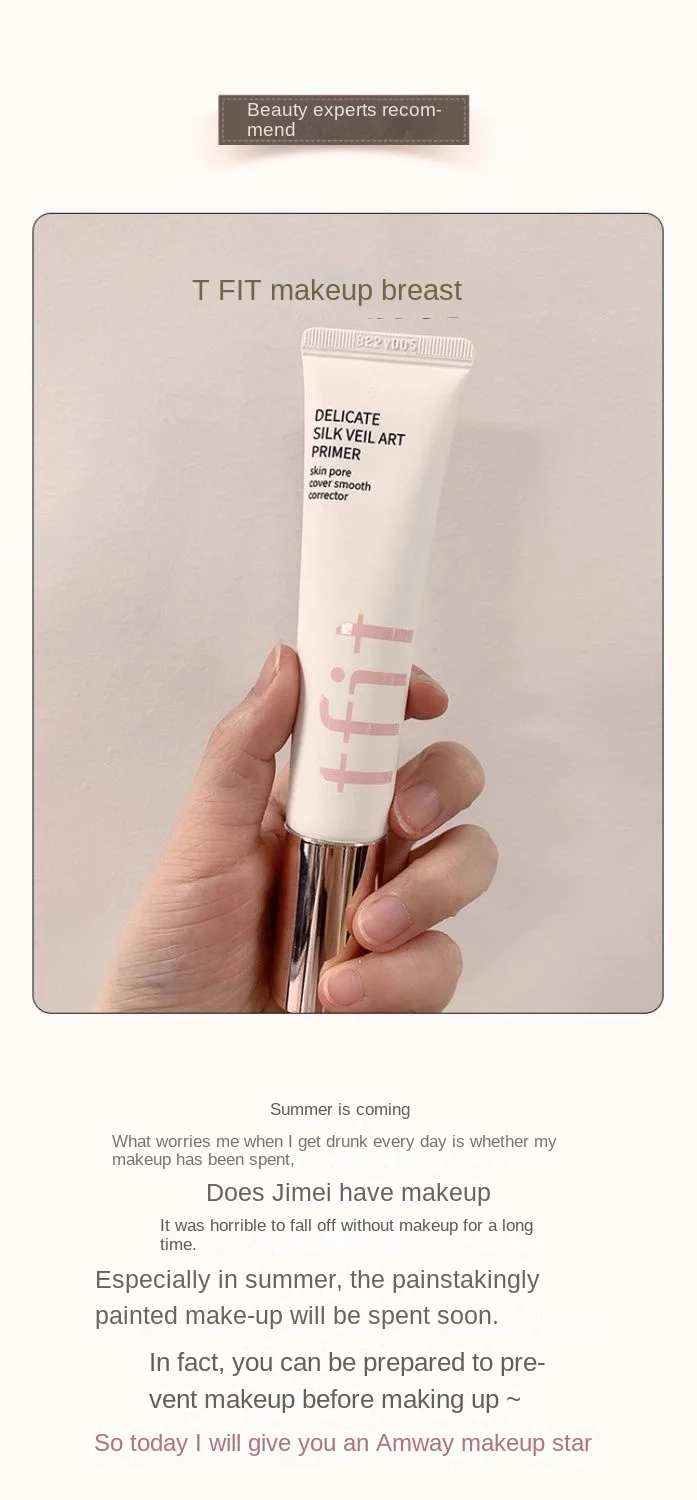 Description Picture 3 of itemTFIT Makeup Base Face Primer Concealer Invisible Pore Light Oil-Free Skin Pore Cover Smooth Corrector Foundation Korea Cosmetic