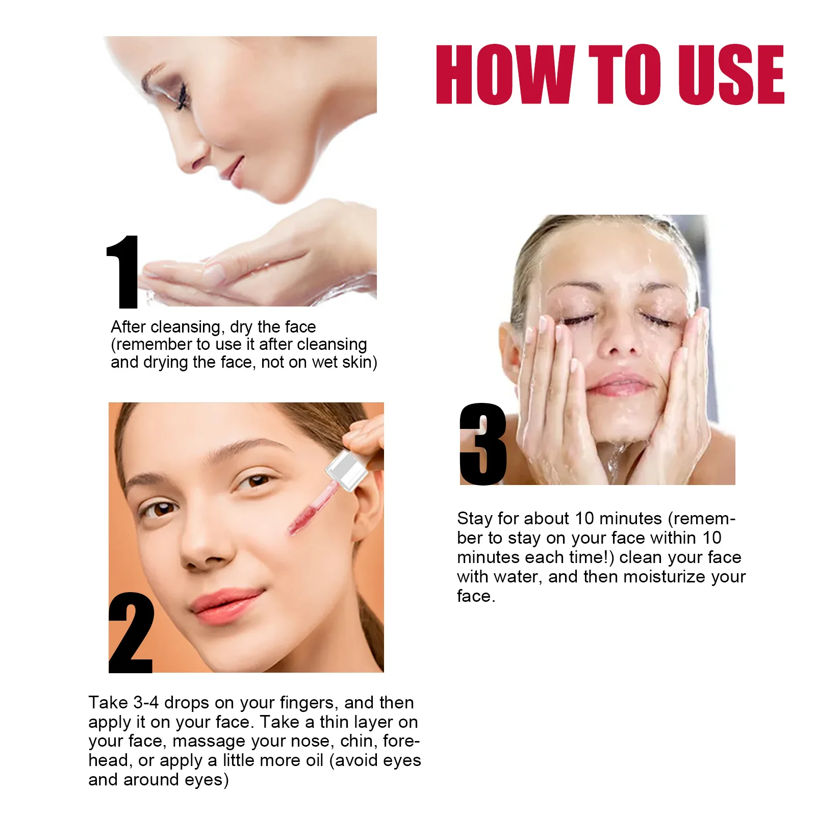 Description Picture 4 of itemFace Peeling Solution AHA 30% + BHA 2% Fruit Acid Salicylic Acid Acne Treatment Serum Hyaluronic Acid Repair Face Skin Care 30ml