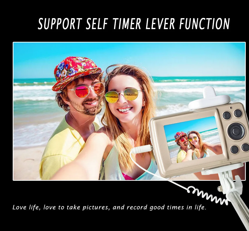 Description Picture 5 of itemDigital Camera Children Camcorder Zoom Compact Cameras 1080P Cameras Beginner Photography HD 16 Million Pixels Action Camera