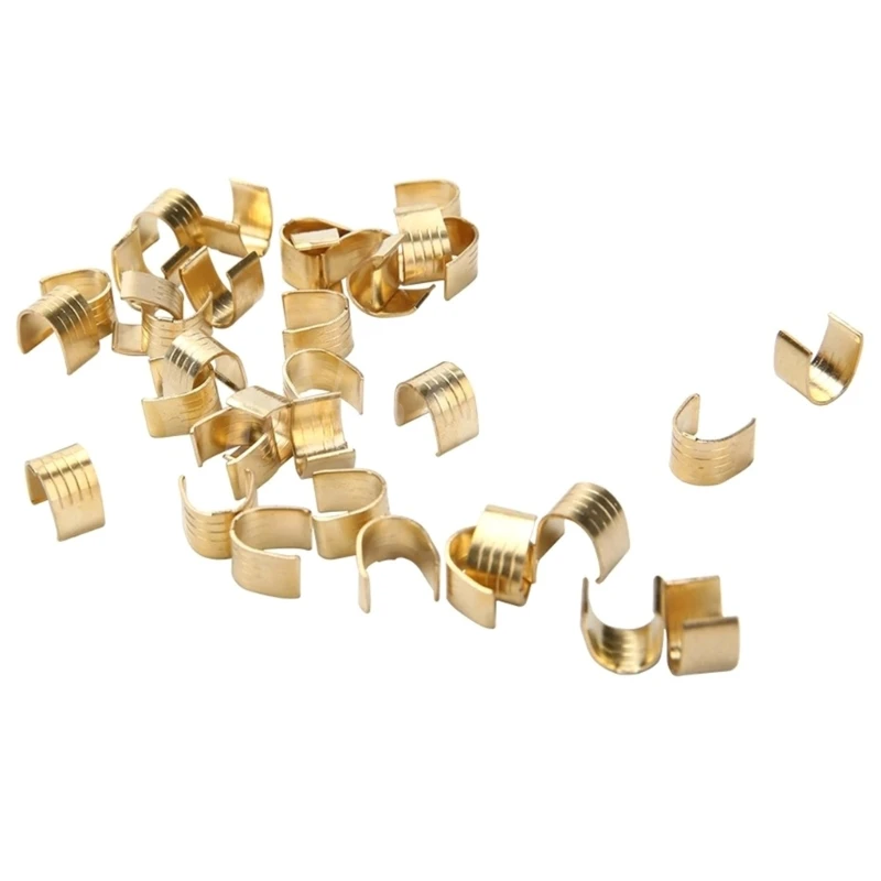 Description Picture 6 of item10Pcs/pack GT2 Timing Belt Copper Buckles 6mm Width Belt Fixed Terminals for Ender3 Series Ender5 CR10 3D Printers