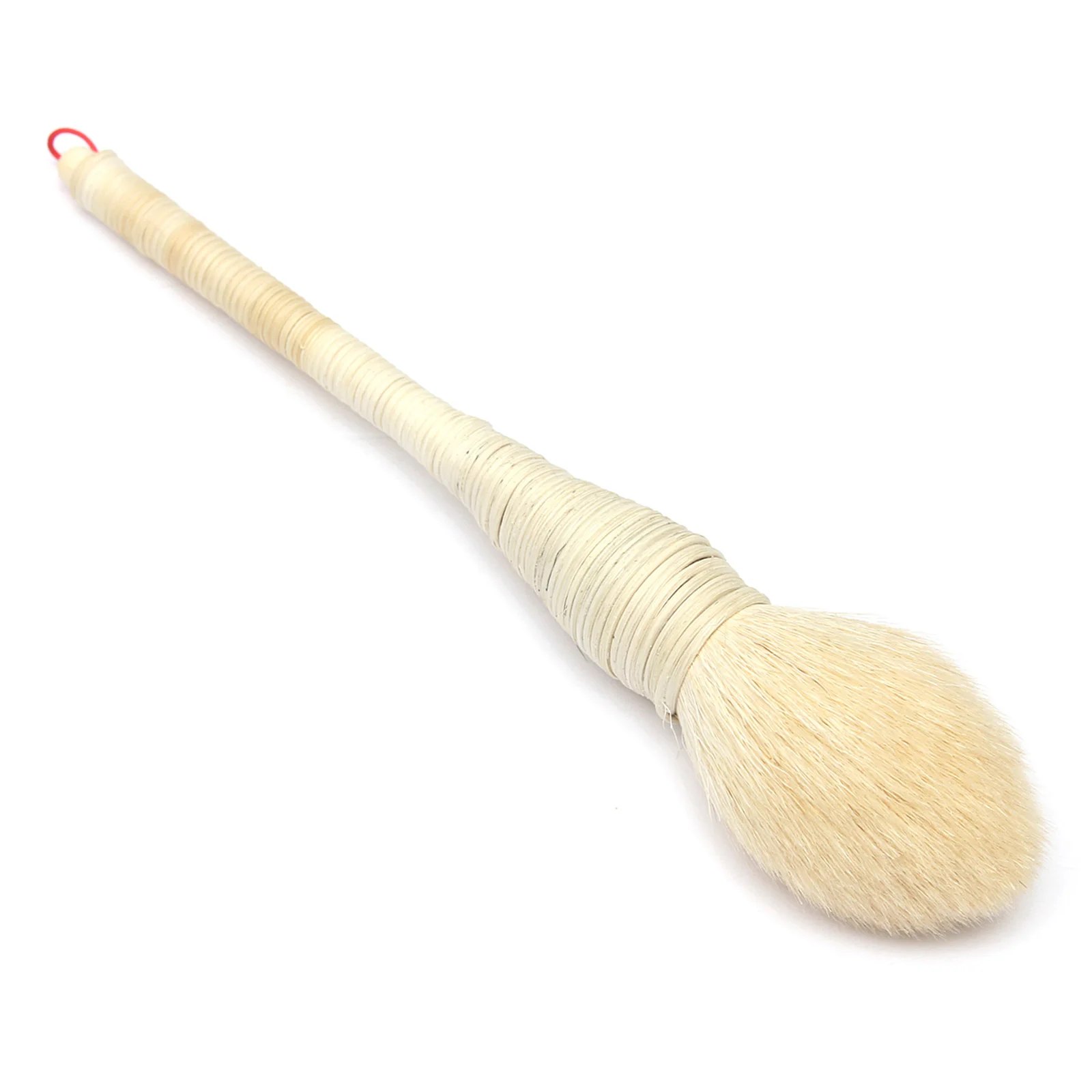 Flat Goat Wool Rattan Makeup Brushes Profesional Foundation Natural Rattan Blush Face Blush Kabuki Brush For Beauty Makeup Tool