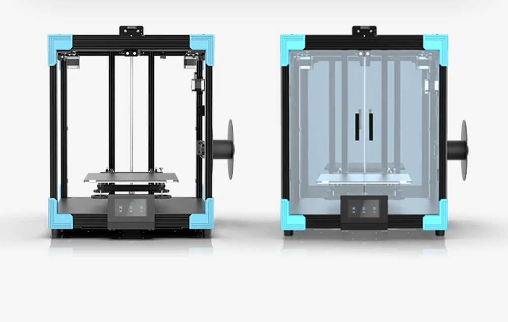 Description Picture 4 of item4.3 inch Touch screen Fast Printing Speed and High Presicion 3D Printer Core XY Direct Drive Extruder 250*250*400mm 3d Machine