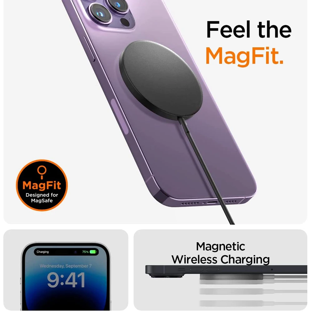 Description Picture 4 of item100W strong magnetic wireless charger suitable for iPhone 15 14 13 12 Pro Max Mini Sumsang Iconic Brand Huawei portable fast charging