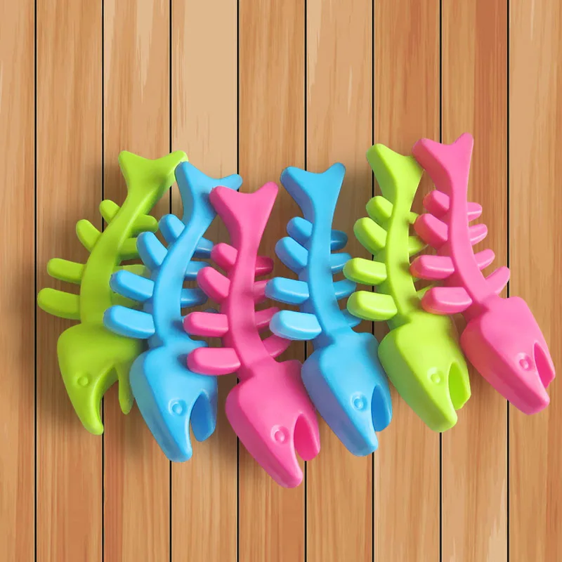 Description Picture 6 of itemFish Bone Shaped Pet Products for Small Medium Dogs TPR Outdoor Puppy Chewing Toys Clean Teeth Rubber Dog Supplies Dropshipping