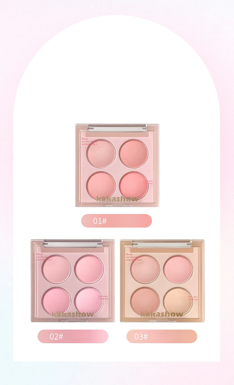 Description Picture 4 of itemKorean Blush Palette Expansive Color Brightening Face Contouring Shadow Blusher Long-lasting Tint Cheek Korean Makeup Cosmetics