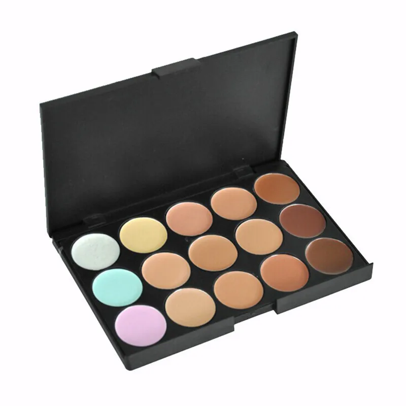 Description Picture 2 of itemNatural Professional Concealer Palettes 15 Colors makeup Foundation Facial Face Cream Cosmetic contour palette concealer palette
