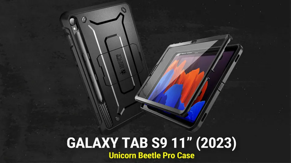 Description Picture 2 of itemSUPCASE For Samsung Galaxy Tab S9 Case 11inch UB Pro Full-Body Rugged Heavy Duty Case WITH Built-in Screen Protector & Kickstand