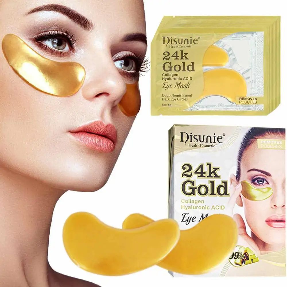 Description Picture 4 of itemCrystal Collagen Gold Eye Mask Anti-Aging Anti Wrinkle Dark Circles Acne Remove Puffiness Fade Dark Circles Eye Skin Care Patch