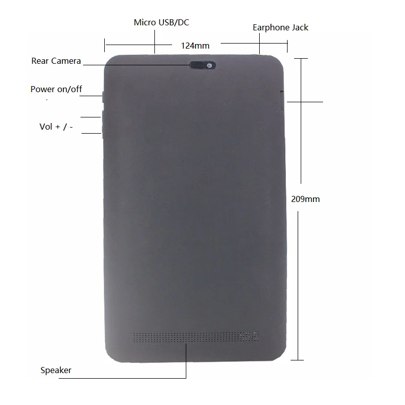 Description Picture 5 of itemBig Sales Pocket Tablet 8 Inch 2GB DDR3+16GB eMMC AR1 Windows10 Dual Cameras Quad Core WIFI 1.33GHz X64-Based Processor