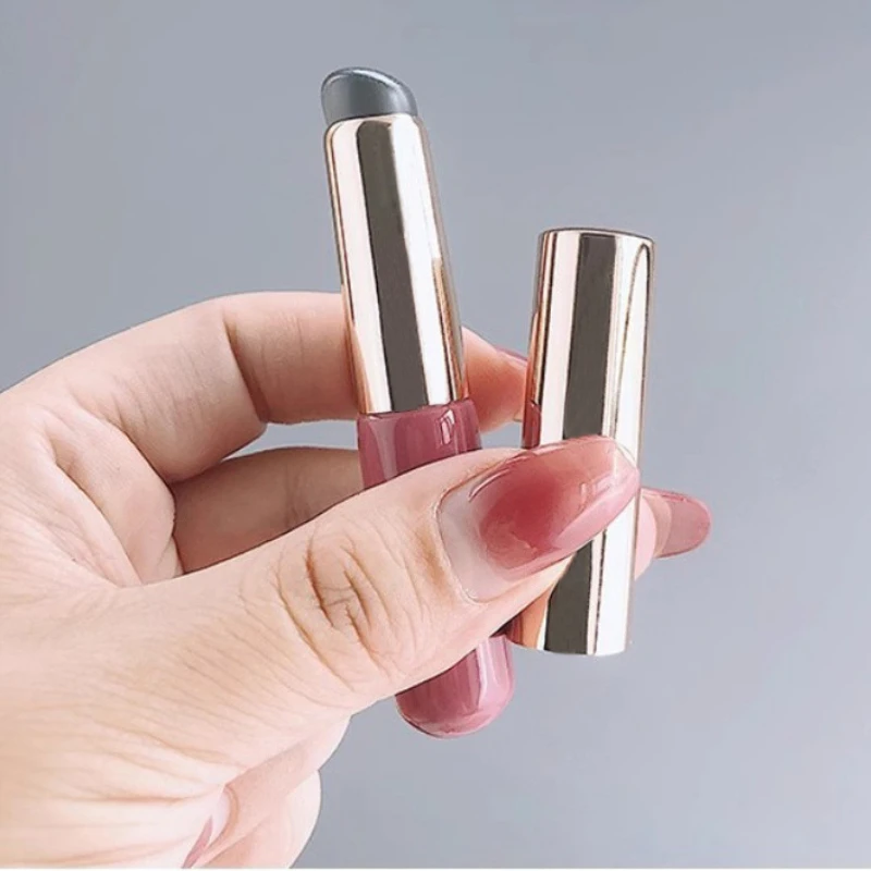 Description Picture 4 of itemSilicone Lip Brush Angled Concealer Makeup Brush Tool Portable Round Head Like Fingertips Q Soft Lipstick Brush Concealer Brush