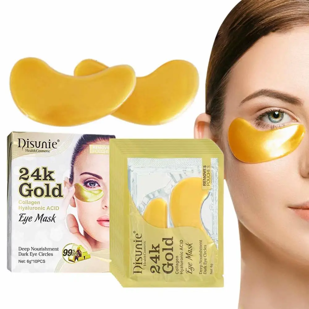 Description Picture 5 of itemCrystal Collagen Gold Eye Mask Anti-Aging Anti Wrinkle Dark Circles Acne Remove Puffiness Fade Dark Circles Eye Skin Care Patch