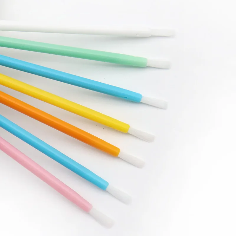 Description Picture 5 of item50 pcs Disposable nylon Lip Brush Lipstick Lip Glossy Wands Clean Applicator lip Eyeshadow Gloss Brushes Cosmetic Makeup Tools