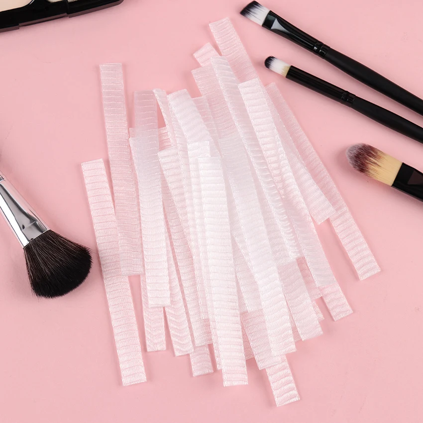 20PCS Makeup Brushes Mesh Protectors Cover Beauty Elastic Mesh Protector Makeup Cosmetics Brush Pen Cover