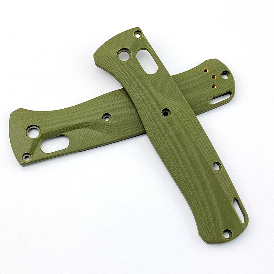 Description Picture 5 of item1pair G10 Blade Handle Patch for BM Bugout 535 Knife Folding Knife Patch Material DIY Accessories