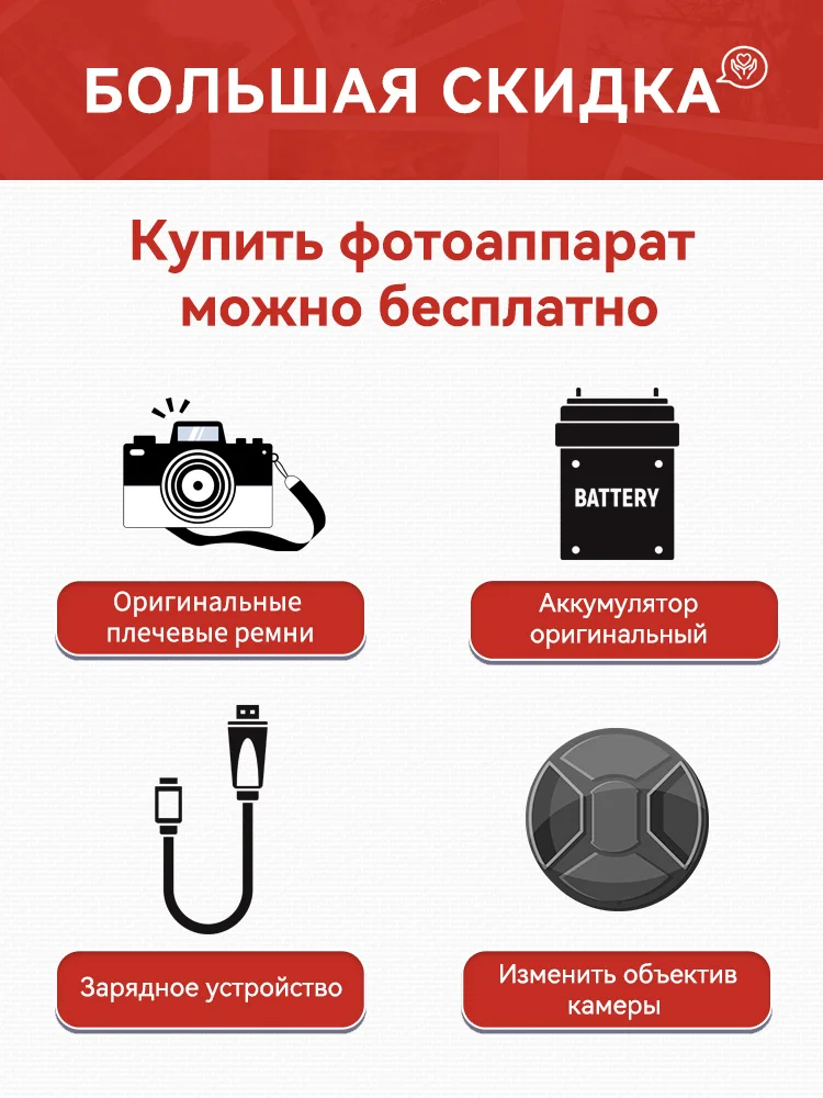 Iconic Brand EOS 500D 550D 600D 650D 700D Half-Frame Digital Professional Photo SLR Cameras Half Frameset 4k Video HD Photography（Used）