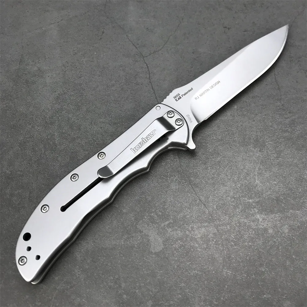 Description Picture 3 of itemKershaw 3655 Folding Knife 8cr17mov Blade All Steel Handle Pocket Outdoor Camping Hunt Knife Tactical Survival Knives EDC Tools