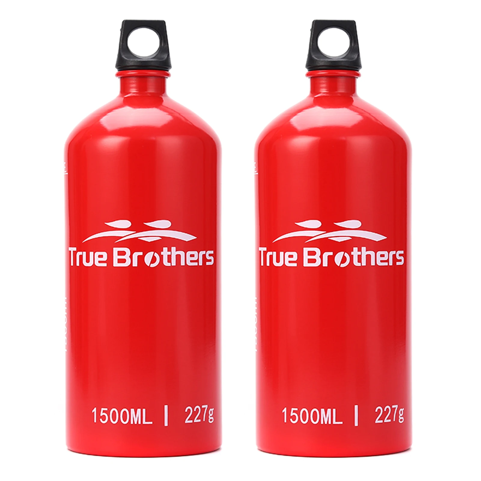 1.5L Aluminum Oil Fuel Bottle Alcohol Liquid Gas Oil Container for Camping Fuel Oil Stove Hiking Backpacking