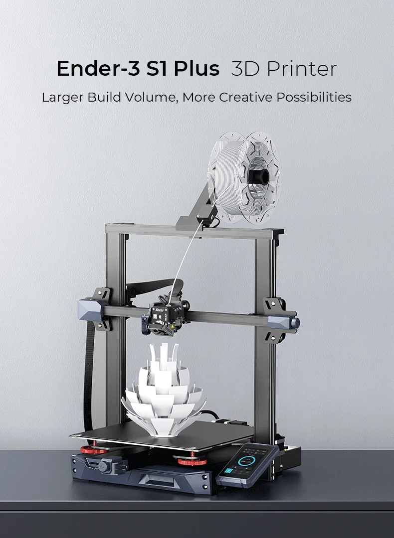 Description Picture 2 of itemEnder 3S1/Ender 3 S1 PRO/Ender 3S1 PLUS Creality 3D Printer Sprite Dual-Gear Direct Extruder 4.3-inch 32Bit Silent