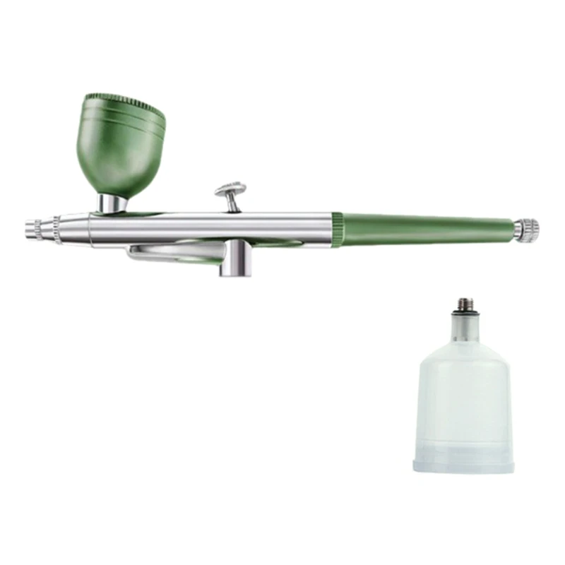 Description Picture 4 of itemDouble Action Airbrush Fluid Cups Quick Remove Air Brush Cap Design Gravity Feed Set for Model Cake Art Nail Art Crafts