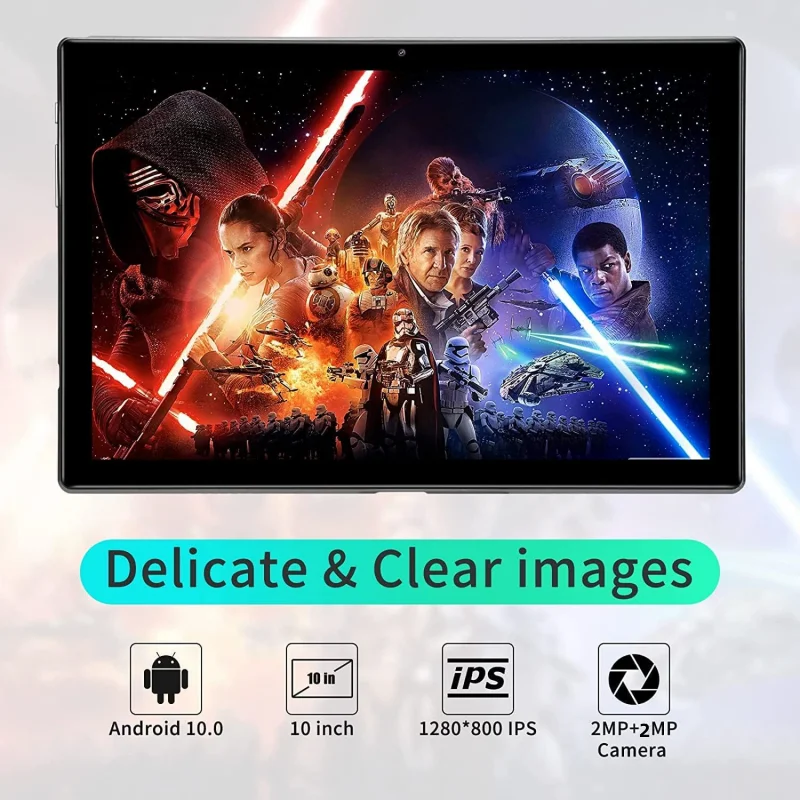 Description Picture 4 of itemHot Sales 10.1 INCH Android 9.0 WIFI Tablet 2GB RAM 32GB ROM RCT Dual Camera Quad Core 1280*800 IPS Screen 5000mAh Battery