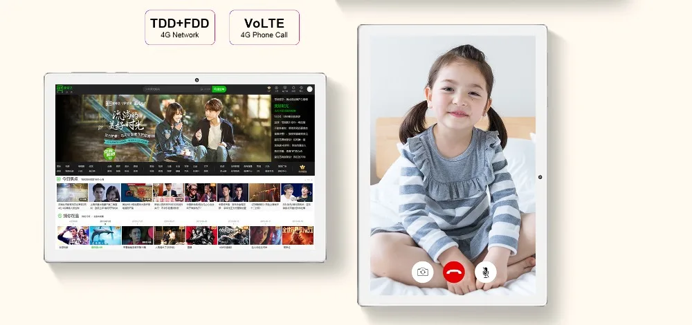 Description Picture 3 of item10.1 Inch Tablet 2 In 1 1920*1200 8000mAh Deca Core Android 8.0 Tablet Pc 4G Lte 6GB RAM ROM  64GB 128GB Cameral 5MP + 13MP