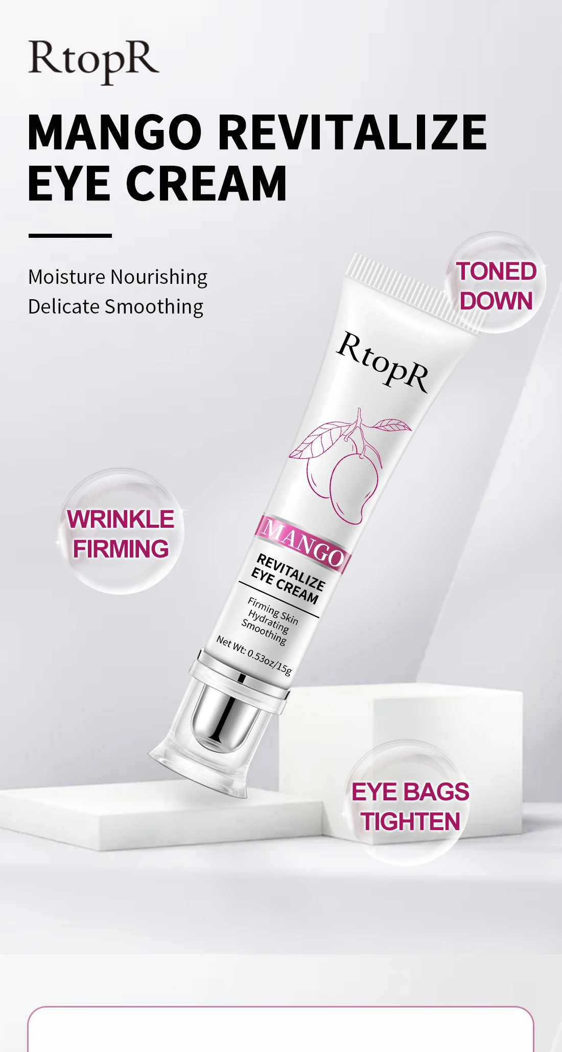 Description Picture 2 of itemEye Cream Mango Anti-Wrinkle Moisturizing Anti-Age Remove Dark Circles Eye Care Against Puffiness And Bags Hydrate Cream