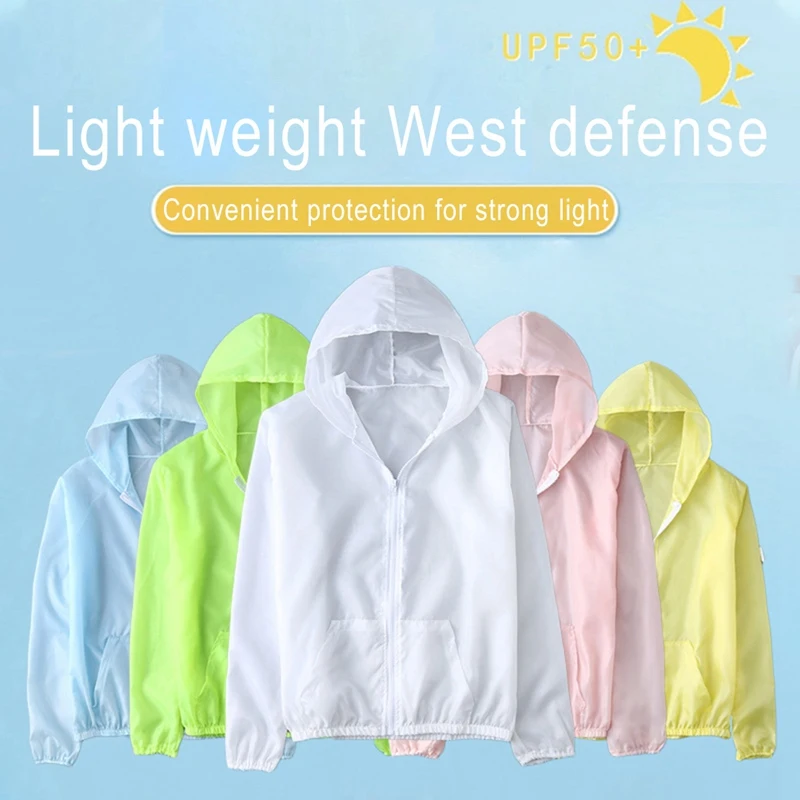 Description Picture 3 of itemQuick Dry Breathable Sunscreen Coat Women Men Lightweight Coats for Running Camping Hiking Traveling UV Protection Thin Jackets